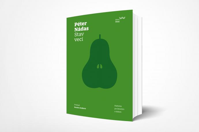 P. Nádas: Stav vecí, obálka P. Javorík